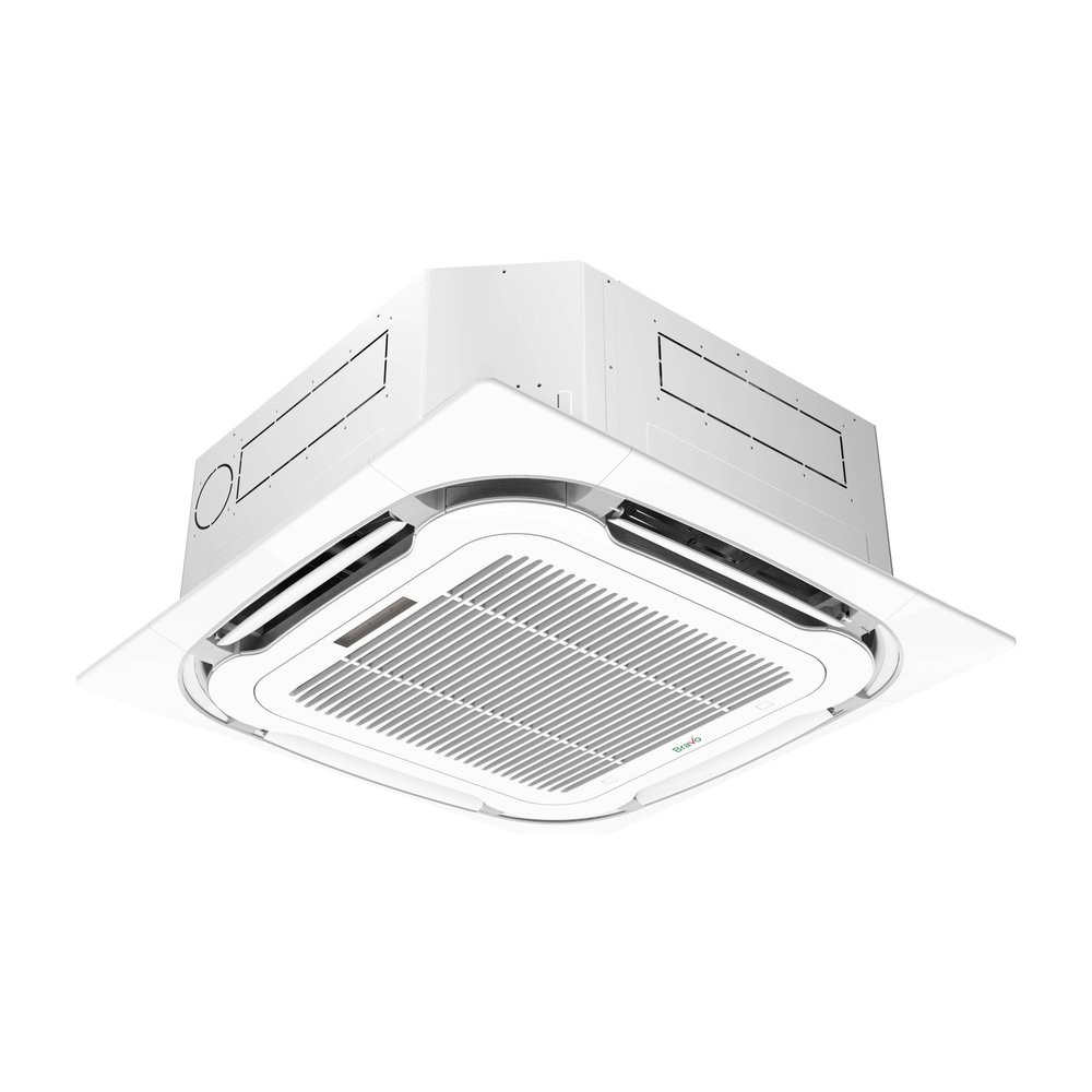 Bravo 42,000 BTU 3-Zone 12k+12k+24k Ceiling Cassette, 230V, R32 - Ductless Mini Split Air Conditioner Heat Pump 3