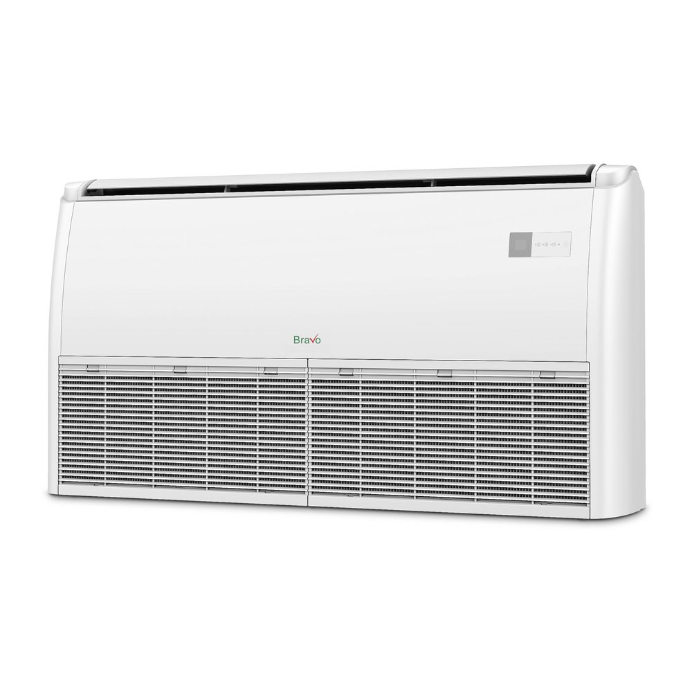 Bravo 30,000 BTU 2-Zone 18k+18k Universal Floor & Ceiling Console, 230V, R32 - Non-Ducted Mini Split Air Conditioner Heat Pump