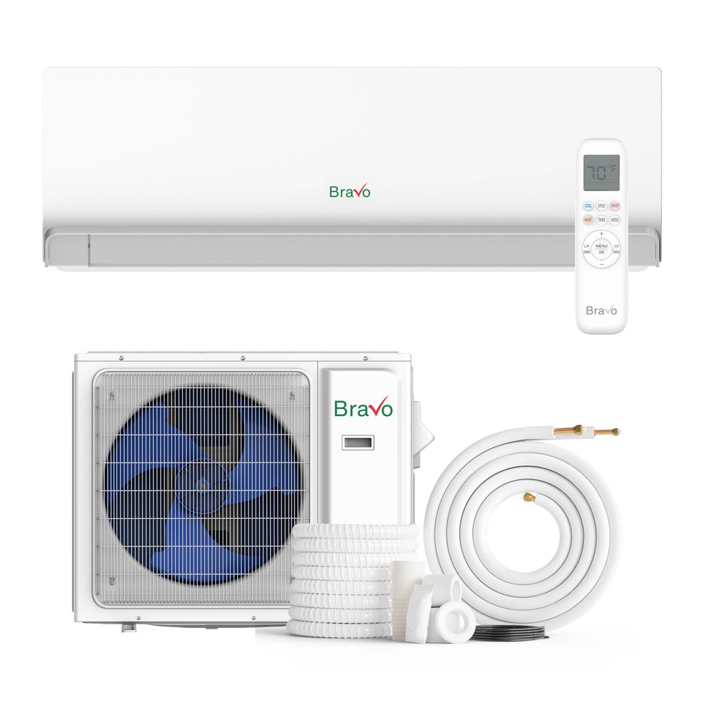 Bravo Milano 18,000 BTU Outdoor Condenser, 230V, R32 - Ductless Mini Split Air Conditioner Heat Pump