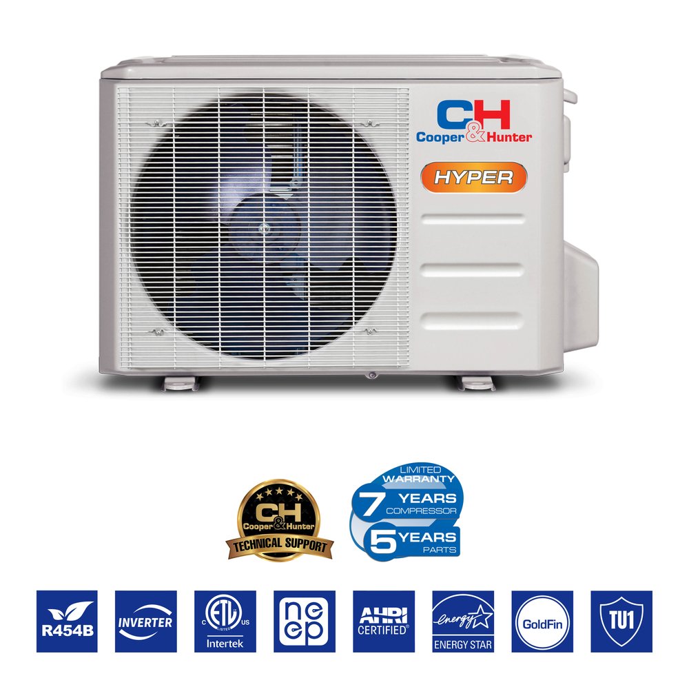 Cooper & Hunter Hyper Heat Sophia 12,000 BTU Single Zone One-Way Ceiling Cassette, 230V, R454B - Ductless Mini Split Air Conditioner Heat Pump 6