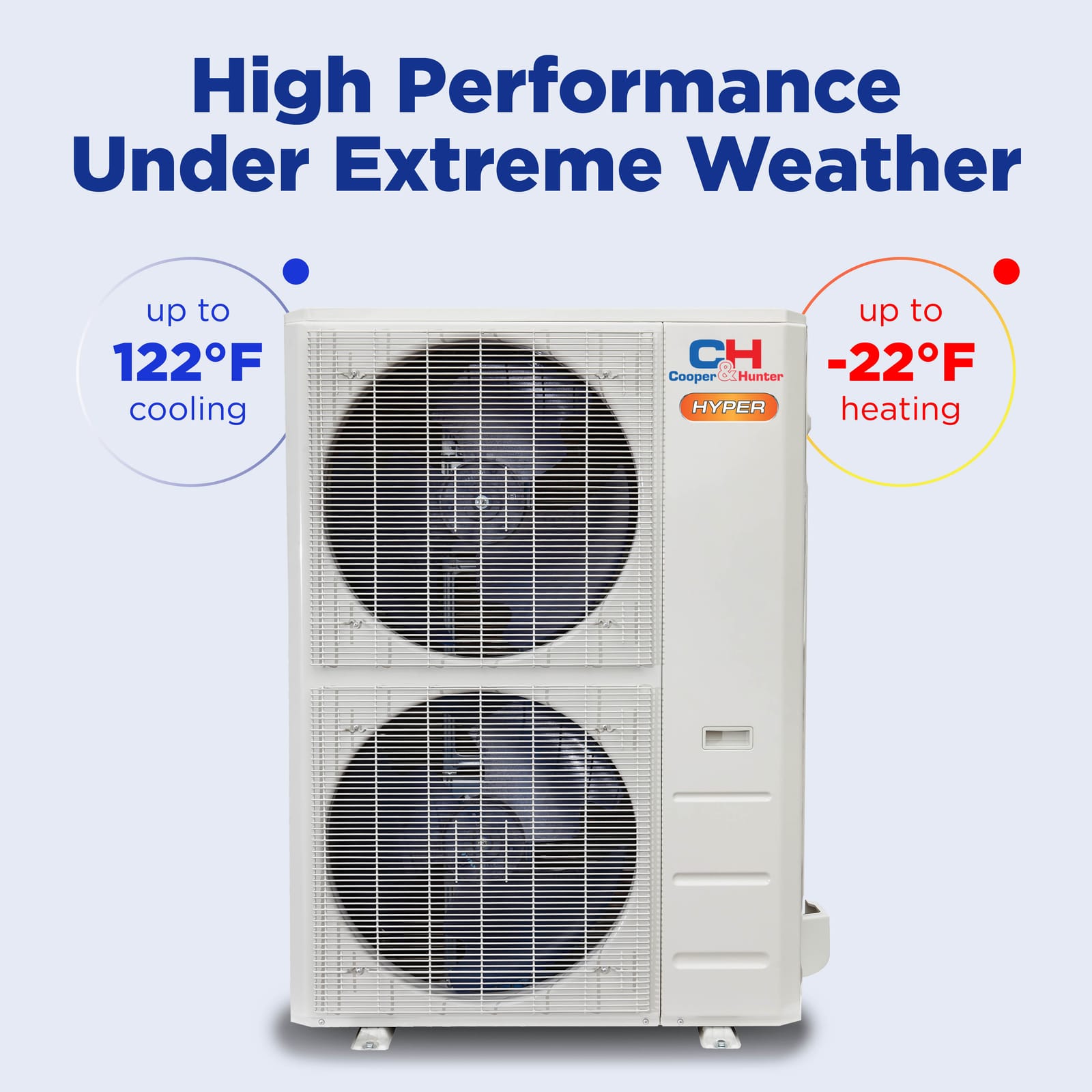 Cooper & Hunter Hyper 48,000 BTU 5-Zone 6K+6K+6K+6K+12K One-Way Cassette, 230V, R454B - Ductless Mini Split Air Conditioner Heat Pump 11