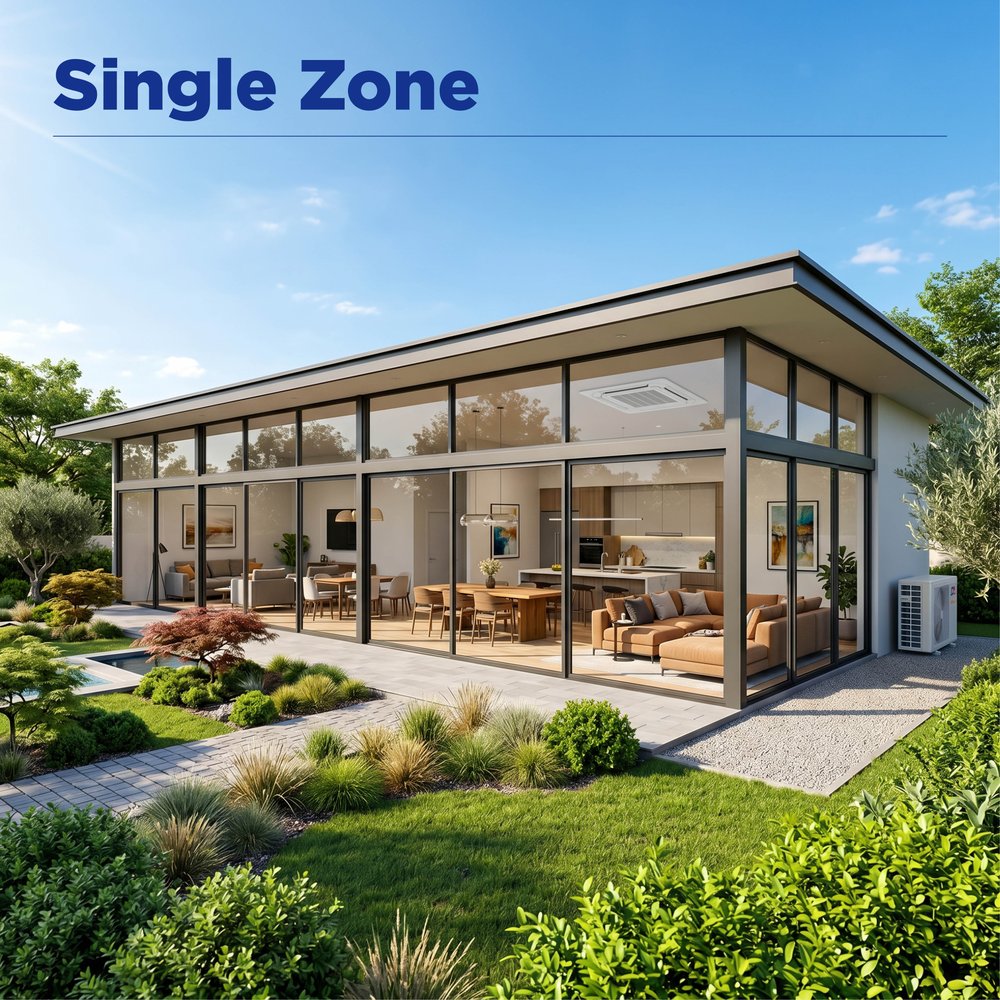 Cooper & Hunter 24,000 BTU Single Zone Ceiling Cassette, 230V, R454B - Ductless Mini Split Air Conditioner Heat Pump 10