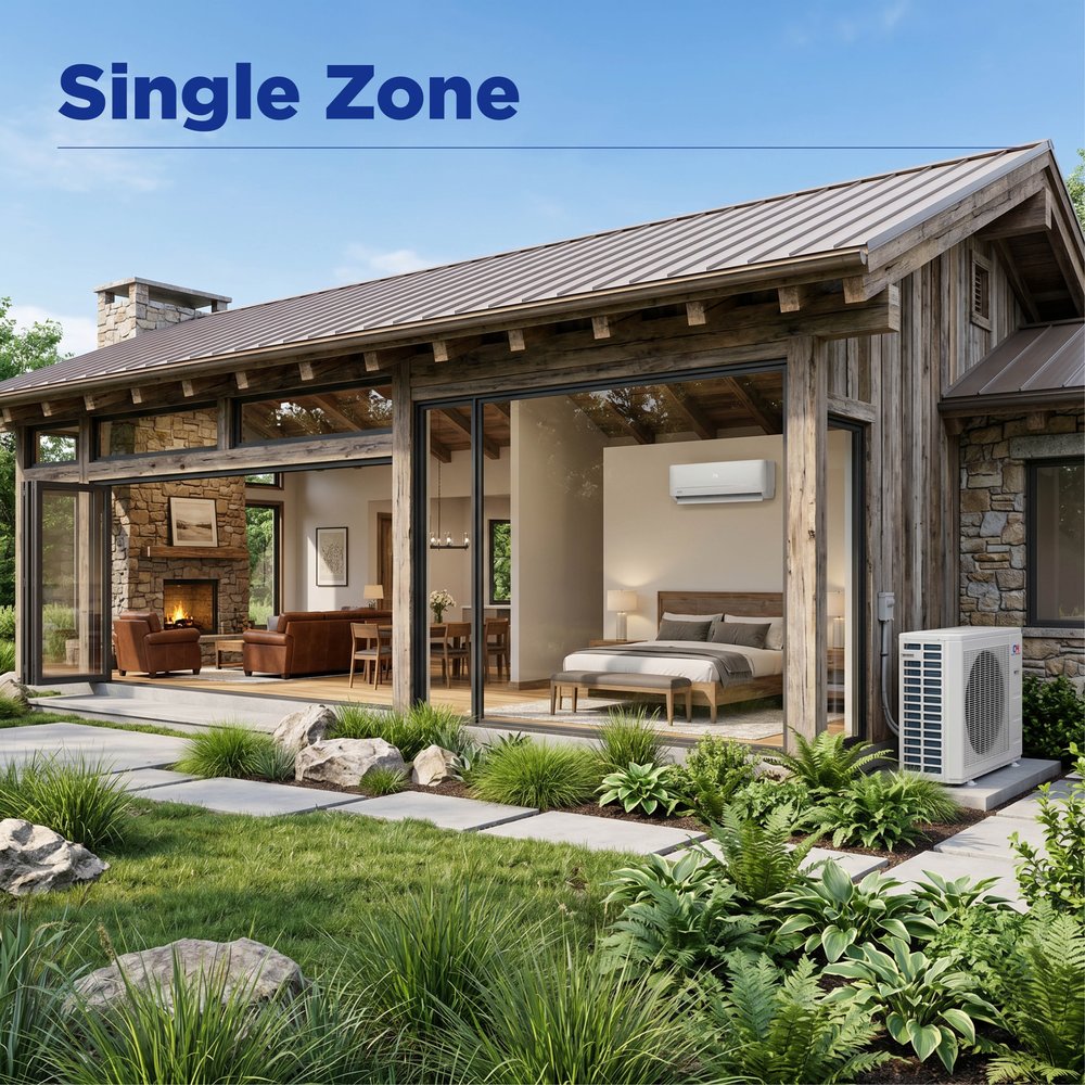 Cooper & Hunter MIA 24,000 BTU Single Zone Wall Mount, 230V, R454B - Ductless Mini Split Air Conditioner Heat Pump 10