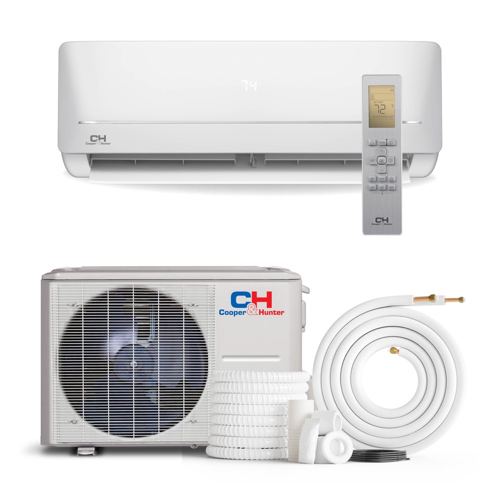 Cooper & Hunter MIA 9,000 BTU Single Zone Wall Mount, 115V, R454B - Ductless Mini Split Air Conditioner Heat Pump
