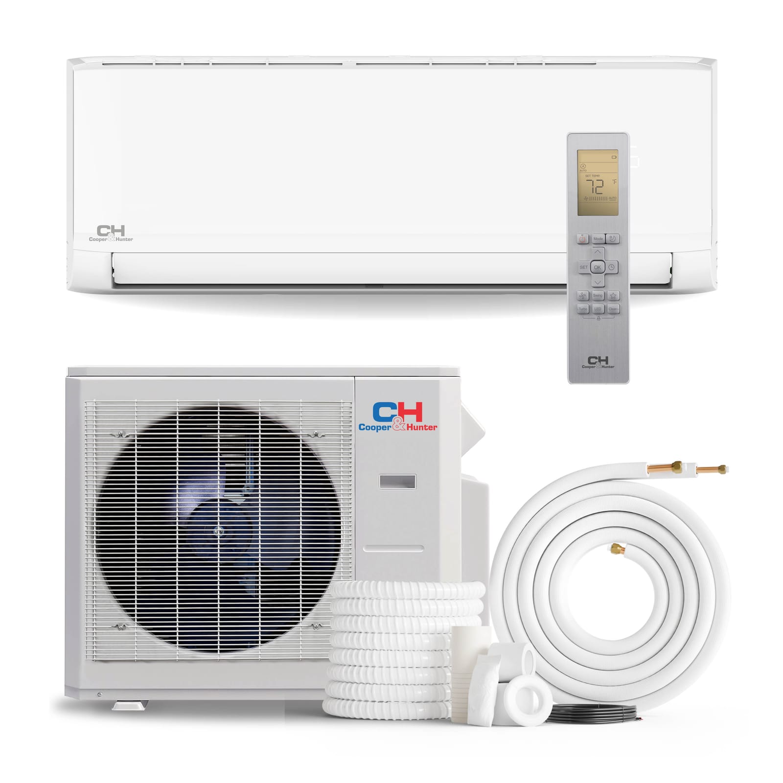 Cooper & Hunter Olivia 30,000 BTU Single Zone Wall Mount, 230V, R454B - Ductless Mini Split Air Conditioner Heat Pump