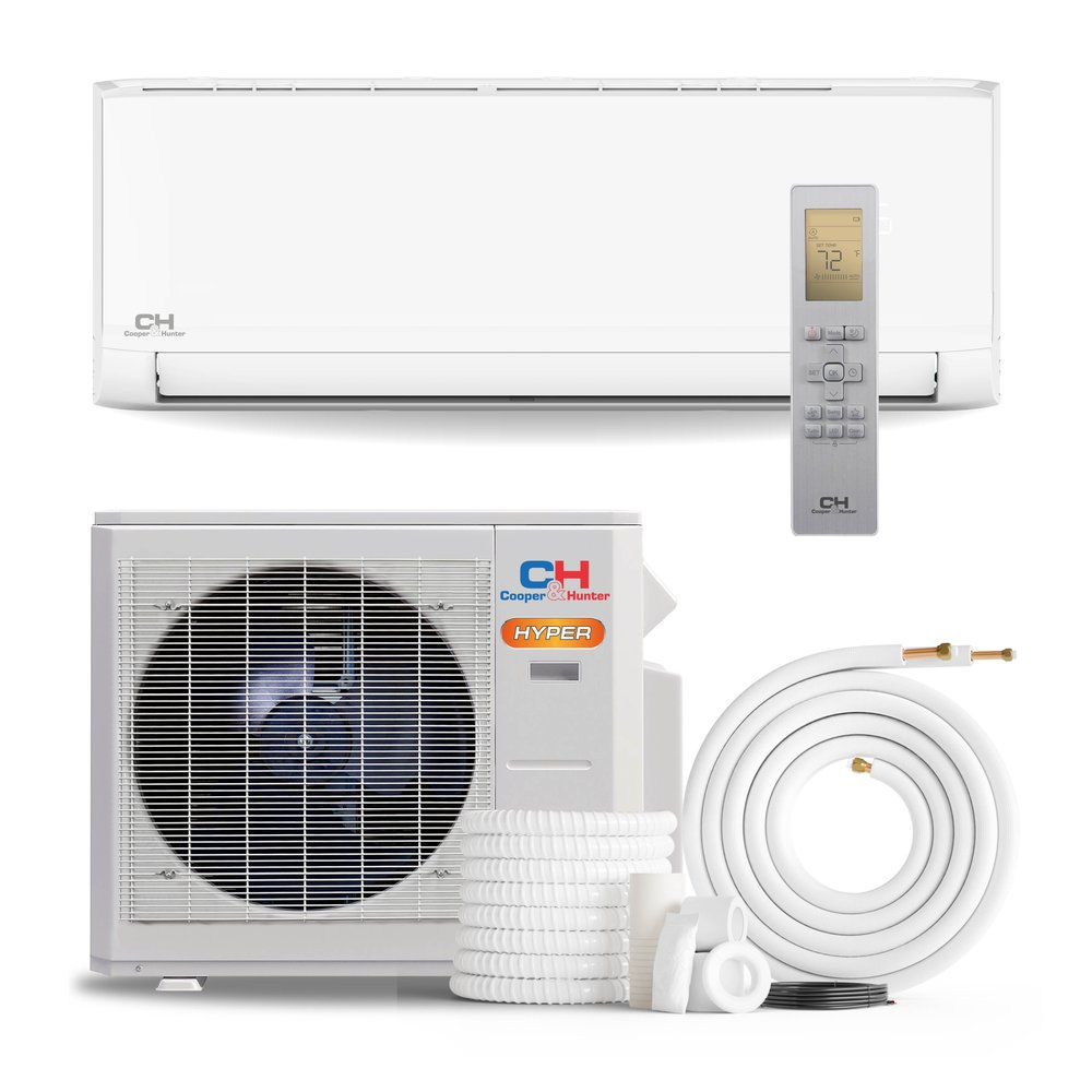 Cooper & Hunter Olivia Hyper Heat 24,000 BTU Single Zone Wall Mount, 230V, R454B - Ductless Mini Split Air Conditioner Heat Pump