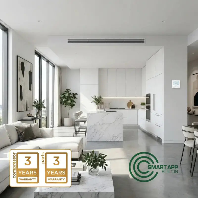 Bravo Pisa 24,000 BTU Indoor Single Zone Concealed Duct, 230V, R32 - Ducted Mini Split Air Conditioner Heat Pump — photo 3