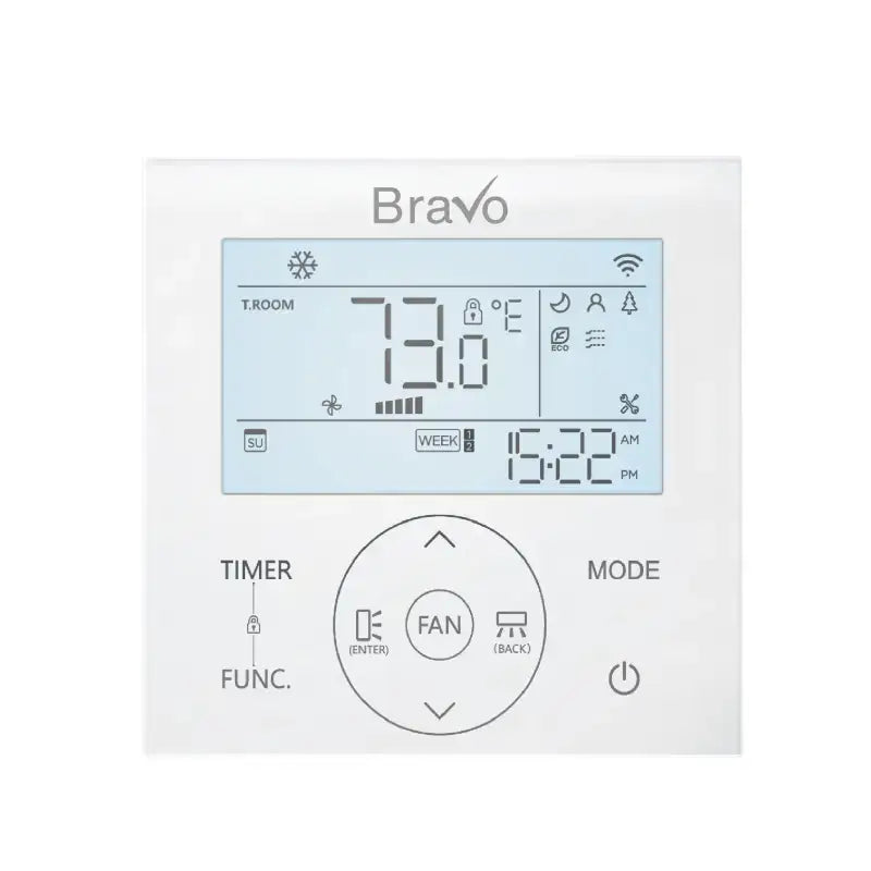 Bravo Pisa 9,000 BTU Indoor Single Zone Concealed Duct, 230V, R32 - Ducted Mini Split Air Conditioner Heat Pump — photo 4