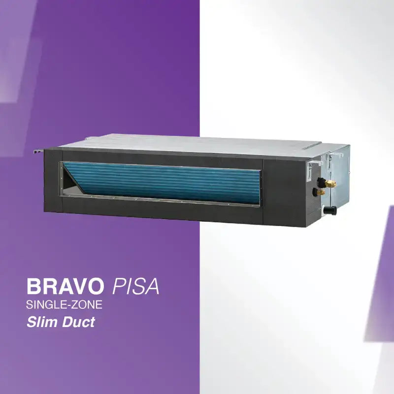 Bravo Pisa 9,000 BTU Indoor Single Zone Concealed Duct, 230V, R32 - Ducted Mini Split Air Conditioner Heat Pump — photo 2