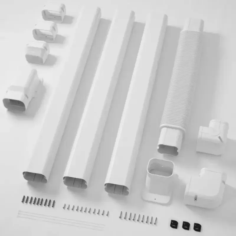 Armbridge 13FT PVC Decorative Line Set Cover Kit for Ductless Mini Split Air Conditioners, Heat Pumps, and Inverters systems (WHITE) — photo 4