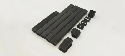 Armbridge 13FT PVC Decorative Line Set Cover Kit for Ductless Mini Split Air Conditioners, Heat Pumps, and Inverters systems (BLACK)
