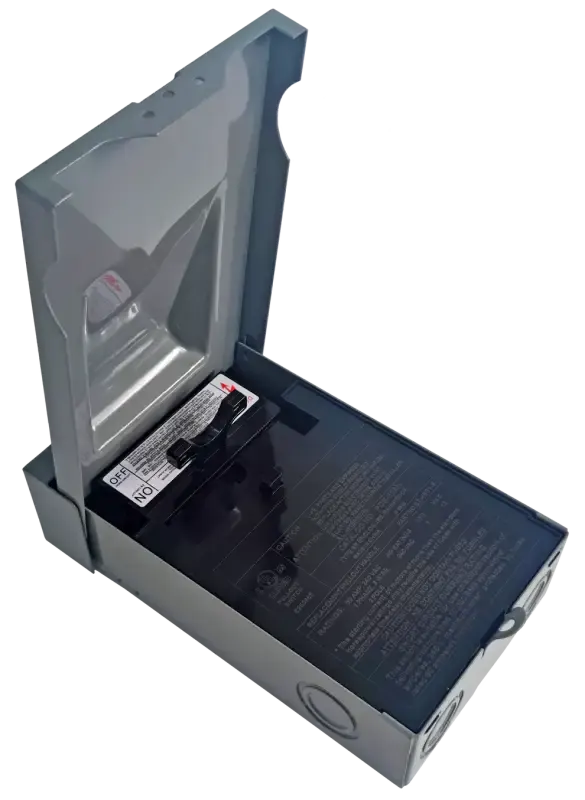 ARMBRIDGE 60 AMP Non-Fusible Metallic Disconnect Box Durable Enclosed Disconnect for Residential and Light Commercial HVAC Systems — photo 2