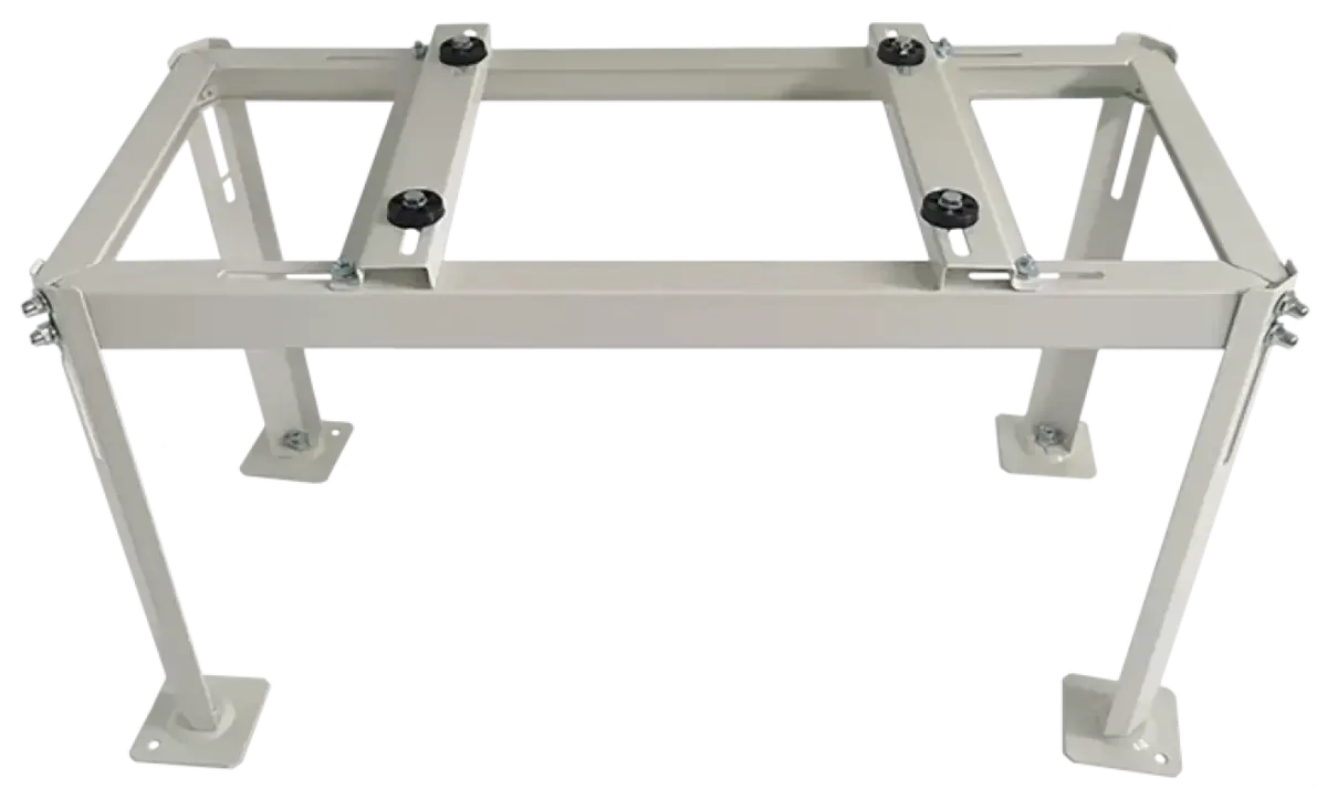 ARMBRIDGE Heavy-Duty Mini Split Ground Stand, Zinc-Coated Brackets for 24,000–60,000 BTU Units Weatherproof Design, 330+ lbs Capacity — photo 2