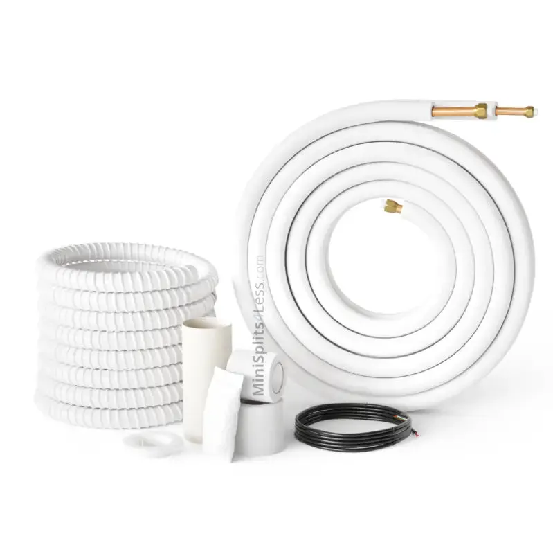 Cooper & Hunter 3/8"-3/4" Mini Split Installation Kit Insulated Pre-Flared 25ft/50ft with Connection Wires — photo 2