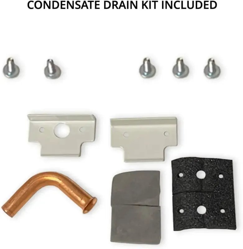 Cooper&Hunter Folded Metal PTAC Wall Sleeve for Packaged Terminal Air Conditioner Coated Insulated Including Condensate Drain Kit — photo 6