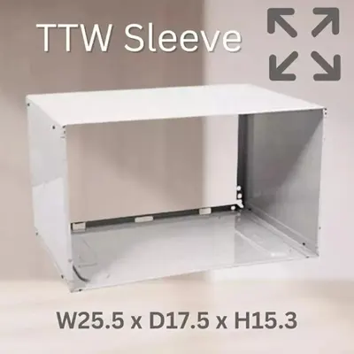 OLMO TTW Universal Through The Wall Folded Metal Wall Sleeve
