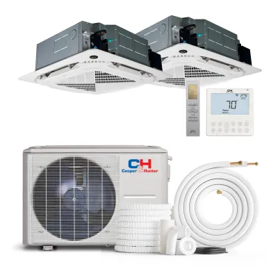 Cooper & Hunter 6 Zone 60,000 BTU Ceiling Cassette Mini Split AC R454B 9K+12K+12K+12K+12K+12K 2