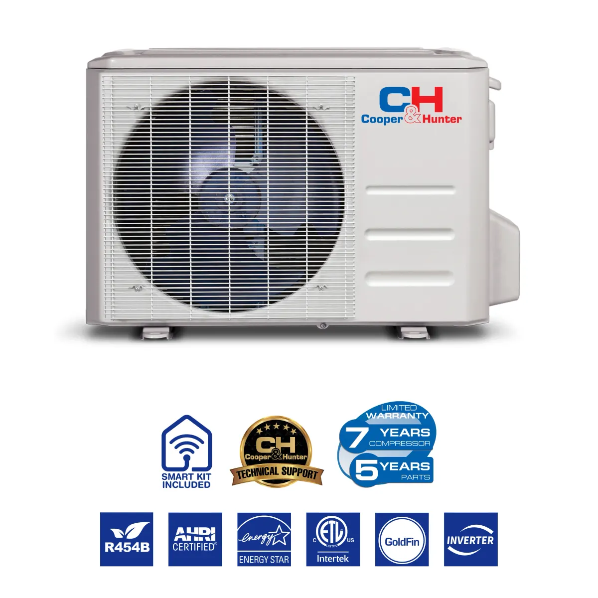 Cooper & Hunter 6 Zone 60000 BTU Wall Mounted Mini Split AC R454B Olivia 6K+6K+6K+6K+6K+12K — photo 7