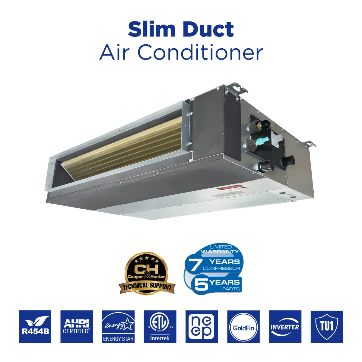 Cooper & Hunter 6 Zone 60,000 BTU Concealed Duct Mini Split AC R454B 6K+6K+6K+6K+6K+18K — photo 3