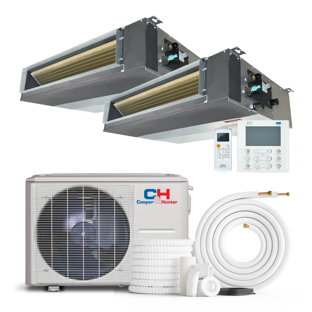 Cooper & Hunter 6 Zone 60,000 BTU Concealed Duct Mini Split AC R454B 6K+6K+6K+6K+6K+18K — photo 2