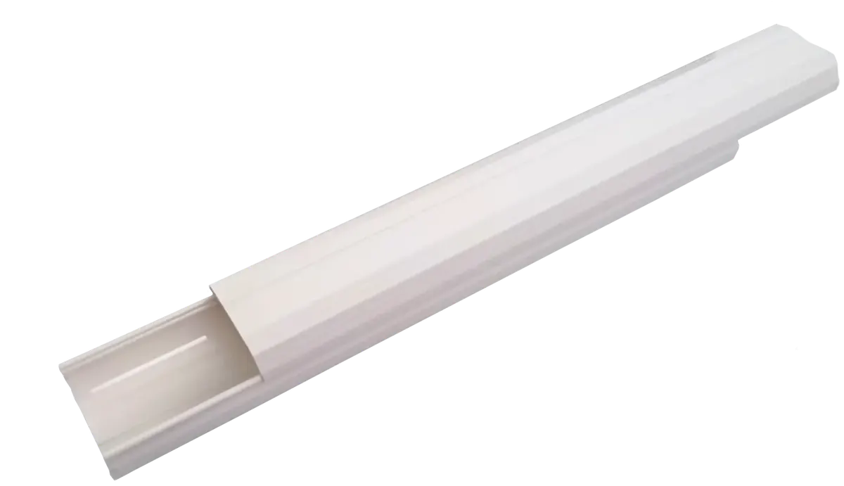 ARMBRIDGE 6FT PVC Decorative White Line Set Cover Duct | for Ductless Mini Split Air Conditioners, Heat Pumps, and Inverter Systems — photo 1