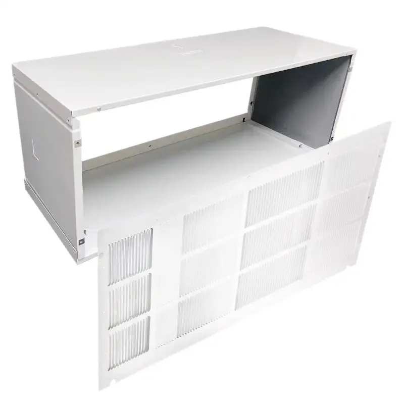 Cooper & Hunter Universal PTAC Folded Metal Wall Sleeve and Exterior Grille for Packaged Terminal Air Conditioner Coated Insulated Including Condensate Drain Kit — photo 1