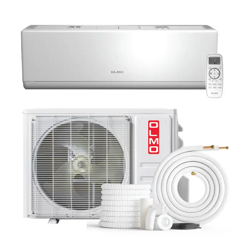 OLMO Sierra 9,000 BTU Single Zone Wall Mount, 230V, R32 - Ductless Mini Split Air Conditioner Heat Pump